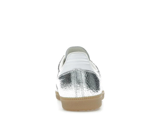 adidas adidas Samba OG Silver Metallic Cracked Leather (Women's) - view 4