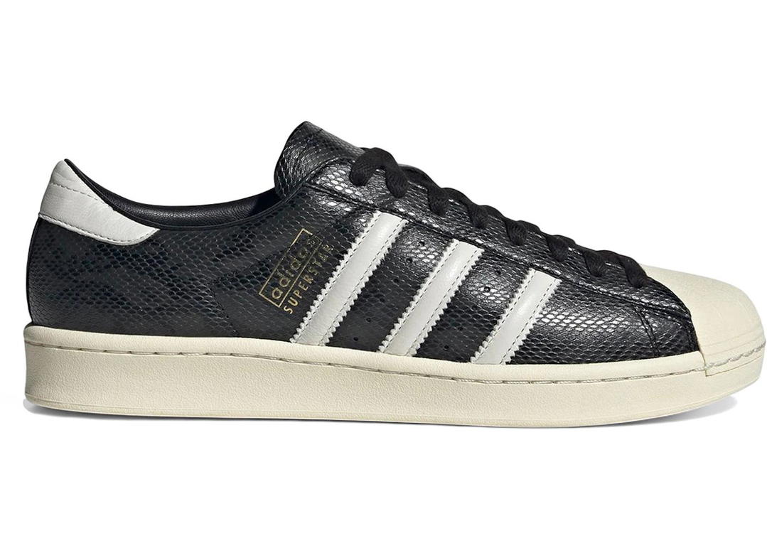 adidas adidas Superstar Vintage Black White Snakeskin Made in Germany