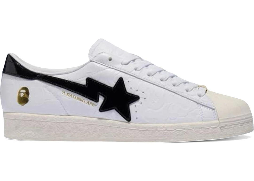 adidas adidas Superstar Vintage Bape White Black