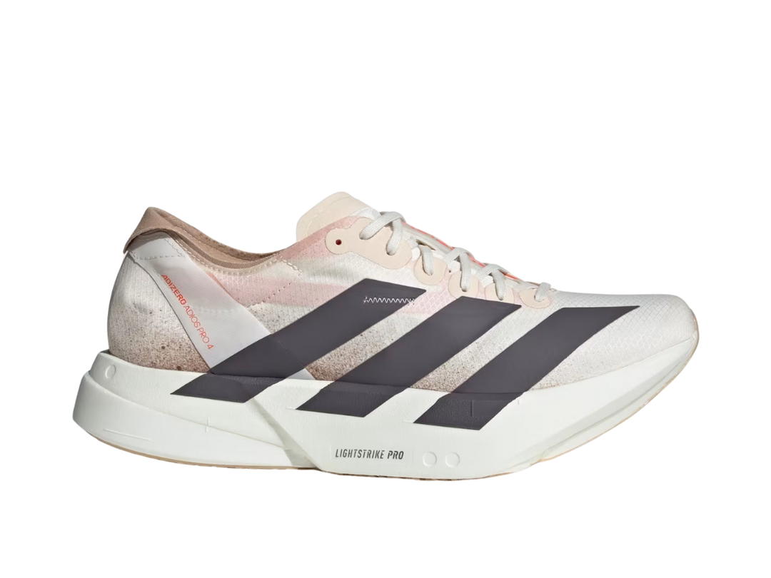 adidas adidas Adizero Adios Pro 4 Chalk White Grey Strata And Impact Orange