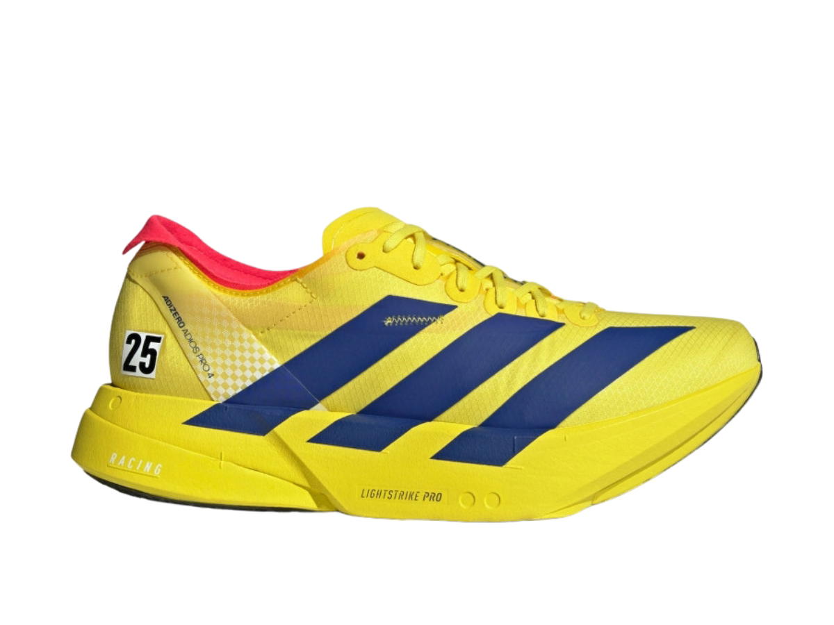 adidas adidas Adizero Adios Pro 4 Boston Yellow Navy