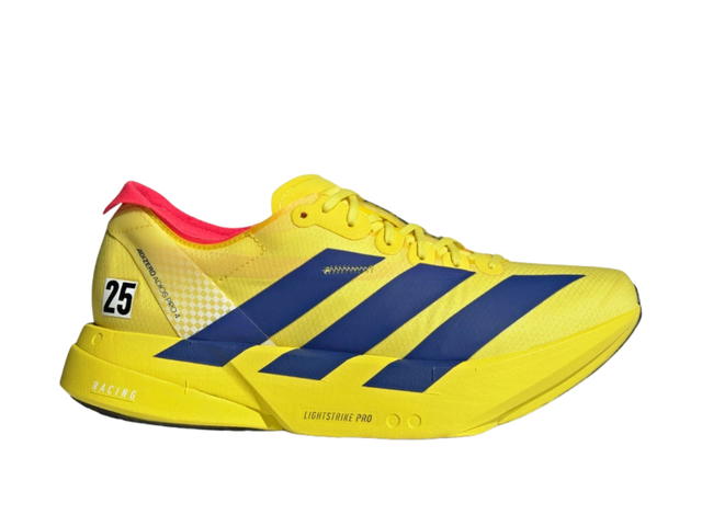 adidas adidas Adizero Adios Pro 4 Boston Yellow Navy - view 1