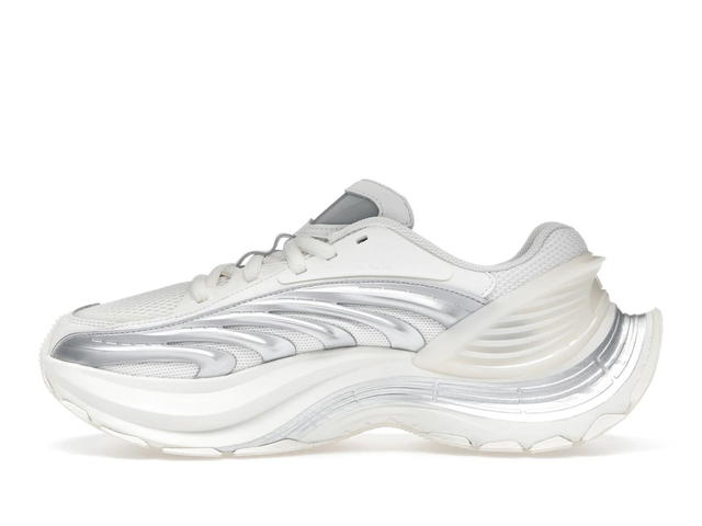 adidas Adidas XLG MTW Collection Anti Slip Wear Resistant Low Top Running Shoes Unisex White Silver - view 3