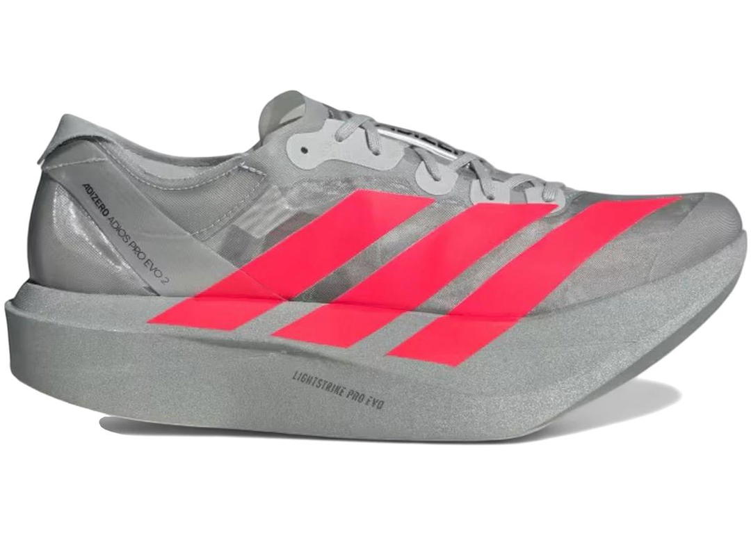 adidas adidas Adizero Adios Pro Evo 2 Silver Metallic Lucid Red
