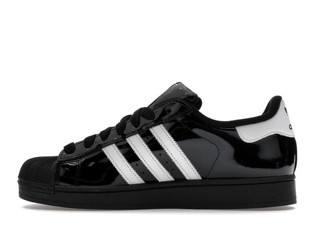 adidas adidas Superstar II Black White Patent Leather - view 3