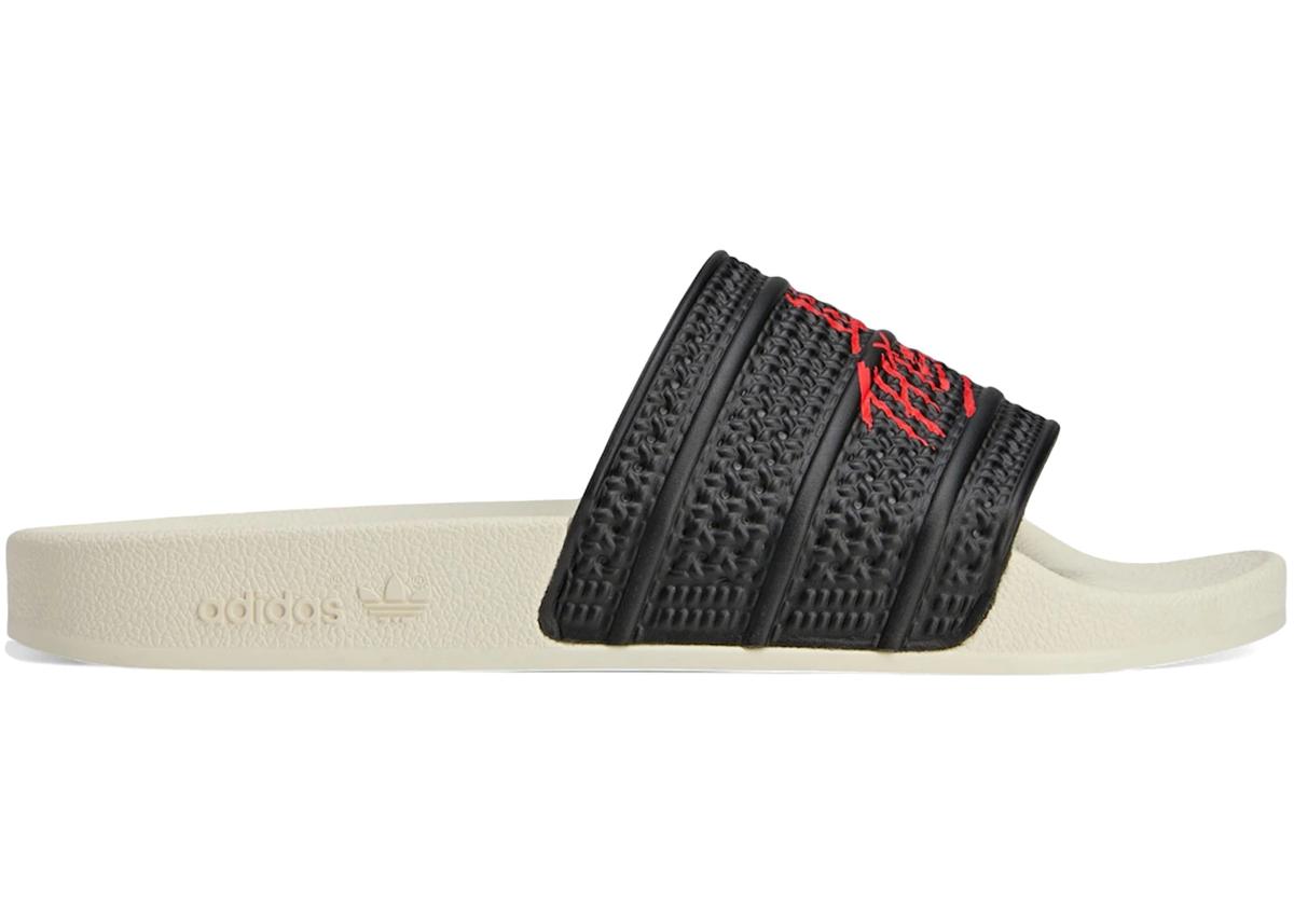 adidas adidas Adilette Slides 100 Thieves Black Red