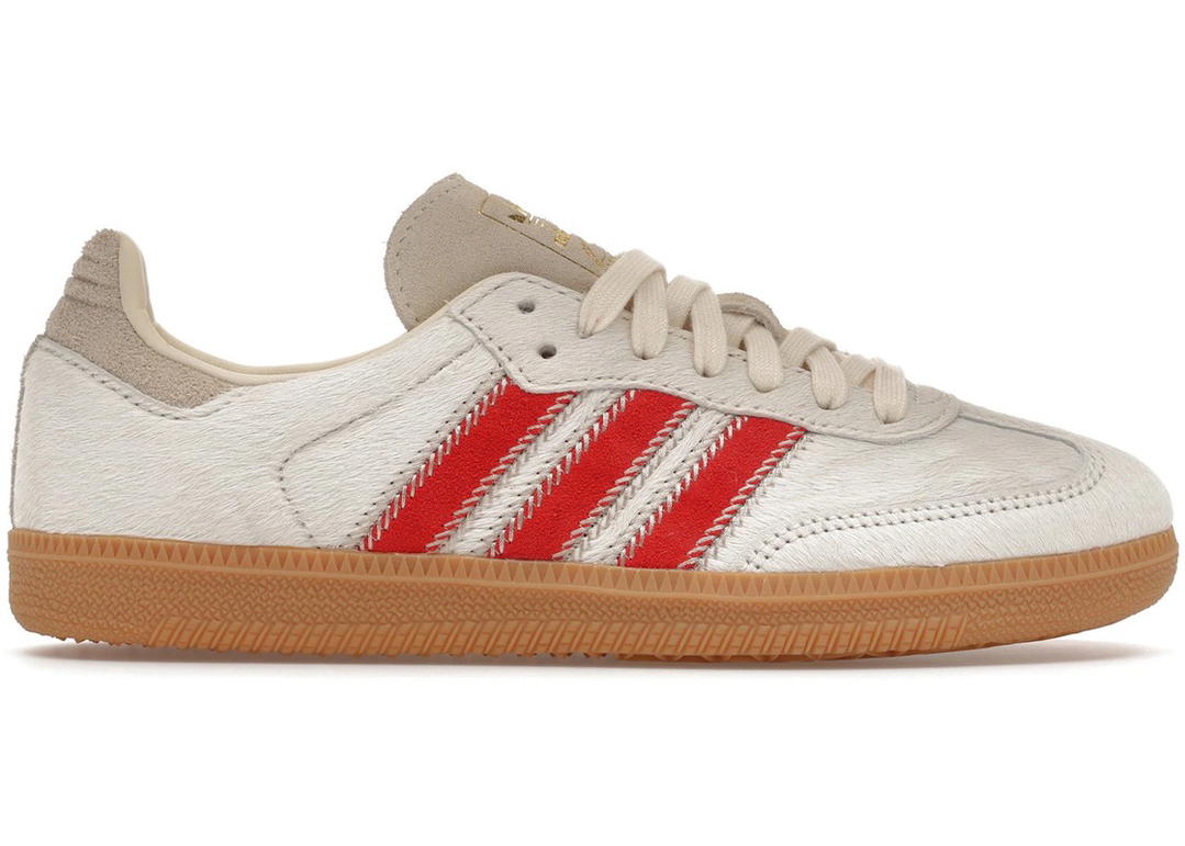 adidas adidas Samba OG Pony Hair Wonder Beige Better Scarlet (Women's)