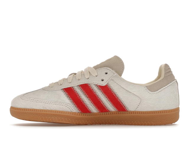 adidas adidas Samba OG Pony Hair Wonder Beige Better Scarlet (Women's) - view 3