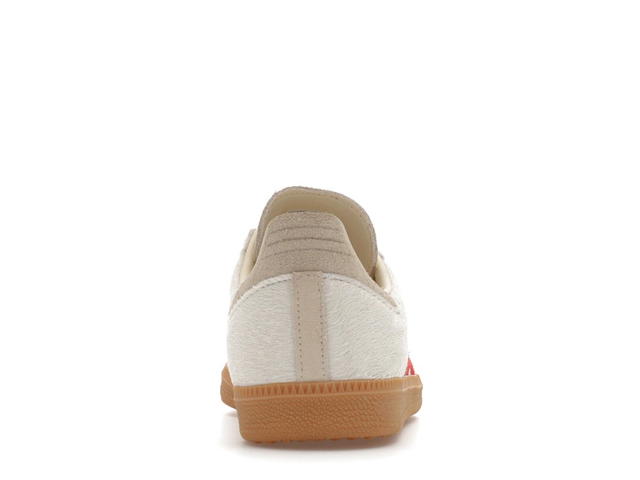 adidas adidas Samba OG Pony Hair Wonder Beige Better Scarlet (Women's) - view 4