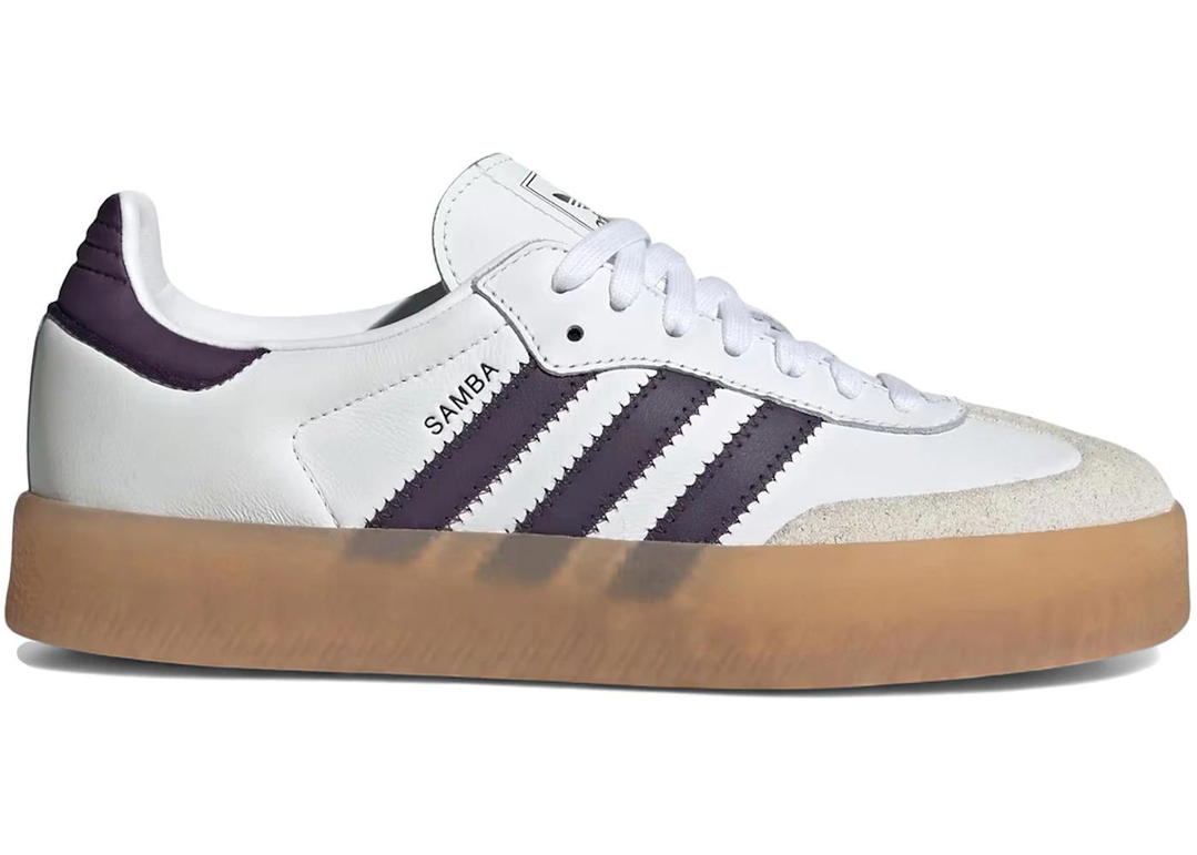 adidas adidas Sambae White Off White Aurora Plum (Women's)
