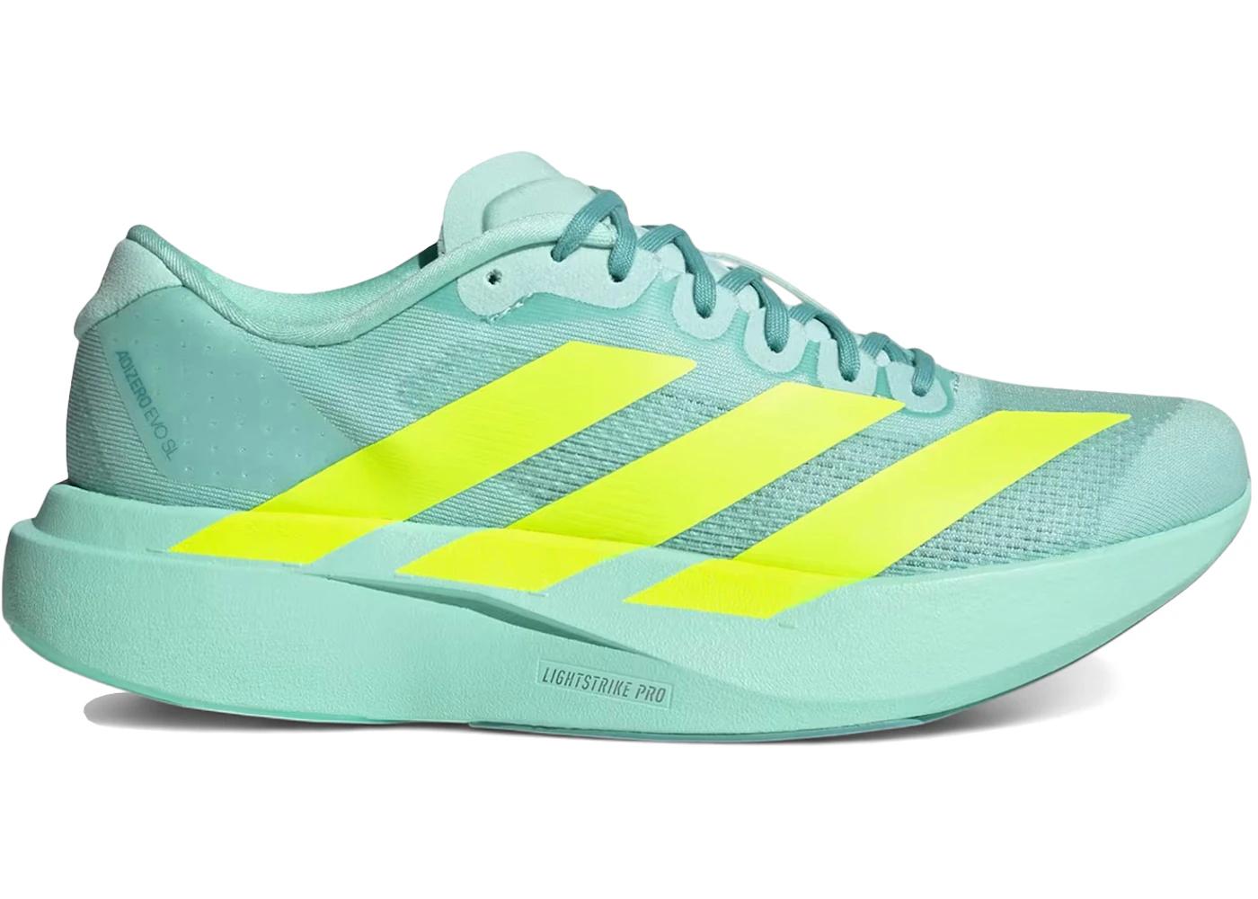 adidas adidas Adizero Evo SL Semi Flash Aqua Lucid Lemon (Women's)