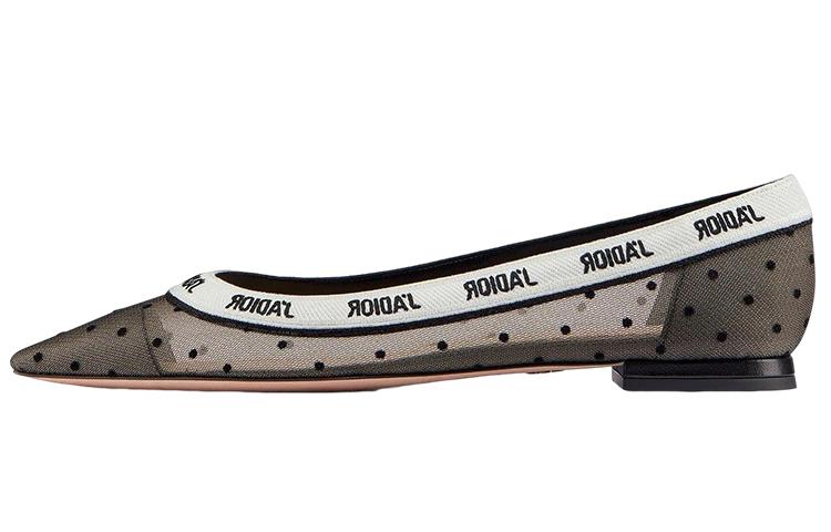 Dior Dior J'Adior Casual Single Shoes Women's Black