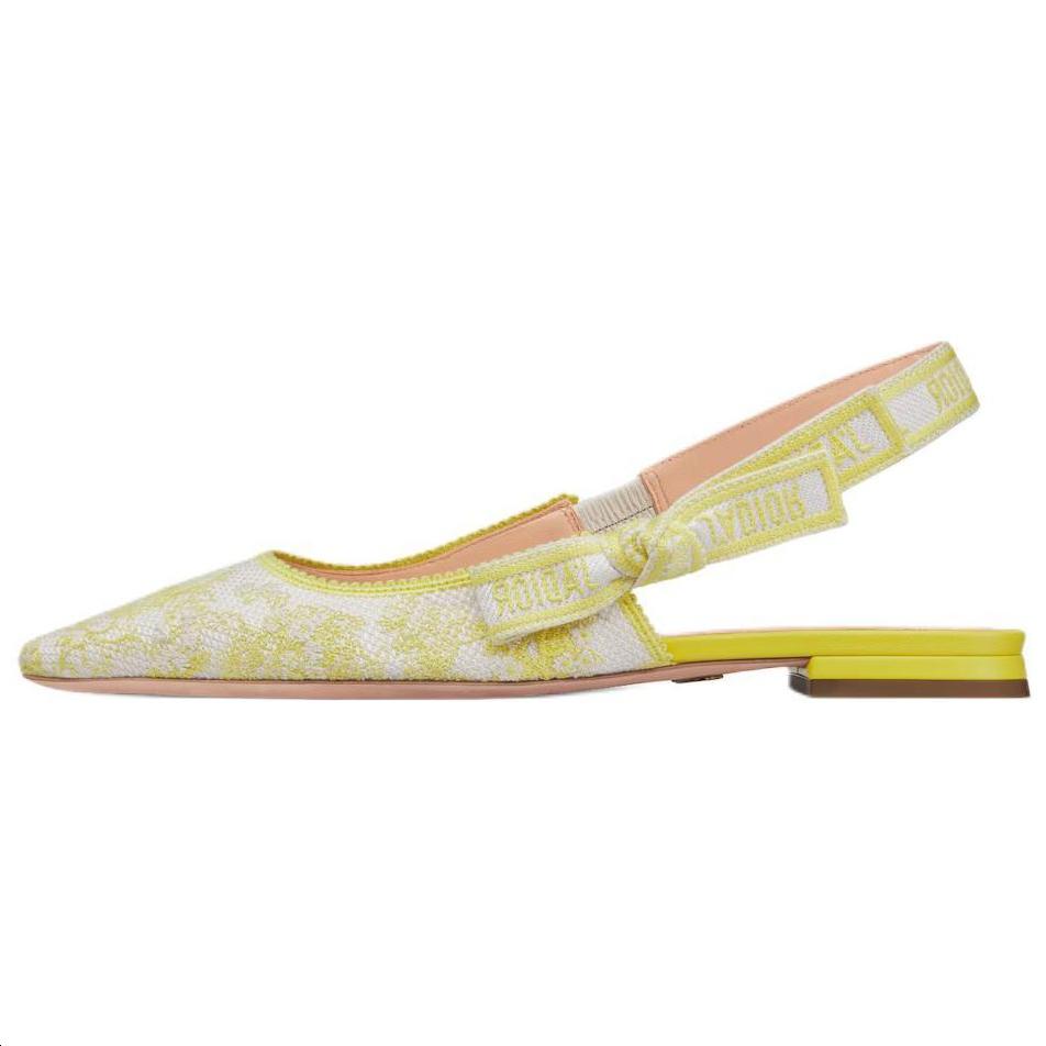 Dior Dior J'Adior Casual Single Shoes Women's Green