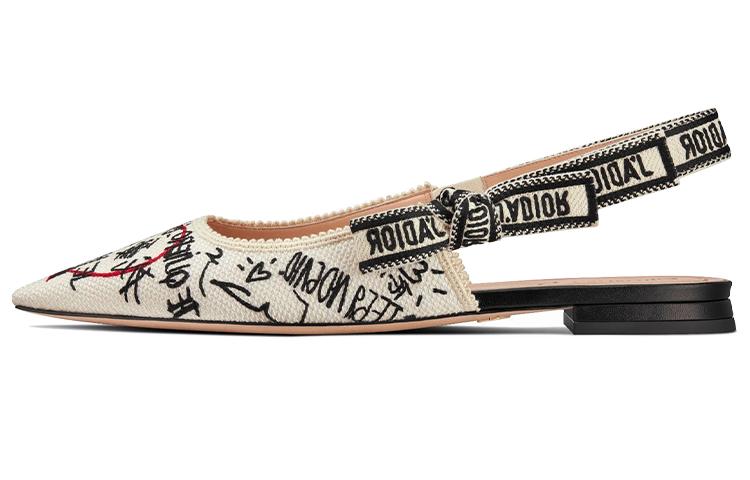 Dior Dior J'ADIOR Women's Casual Shoes Women's Ecru/Black/Red