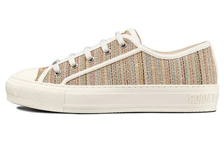 Dior Dior Walk'n'Dior Low-Top Stylish Skateboarding Shoes Women's Light Brown