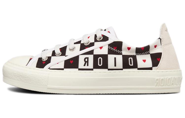 Dior Dior Walk'n'Dior Platform Shoes Low Top Stylish Skateboarding Shoes Women's White Black Red