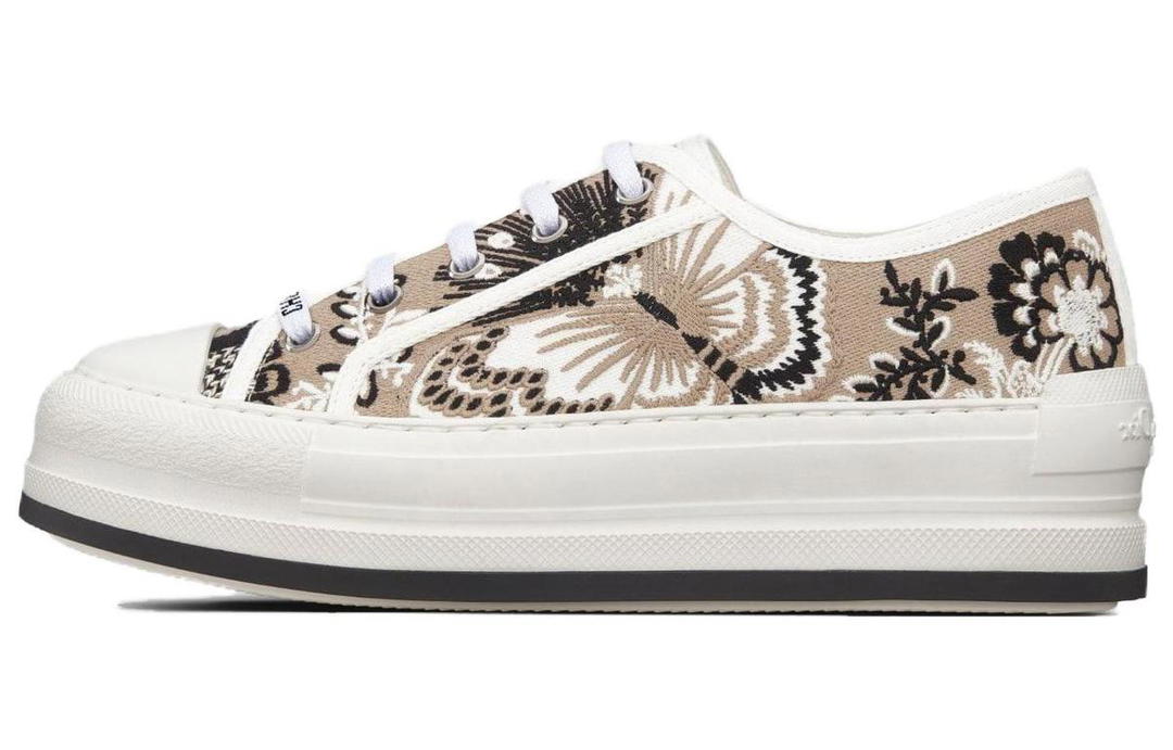 Dior Dior Walk'n'Dior Low-Top Skateboard Shoes Women's Beige