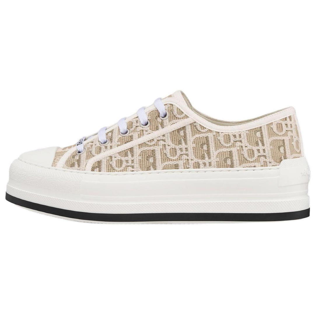Dior Dior Walk'n'Dior Low Top Skateboard Shoes Women's Beige