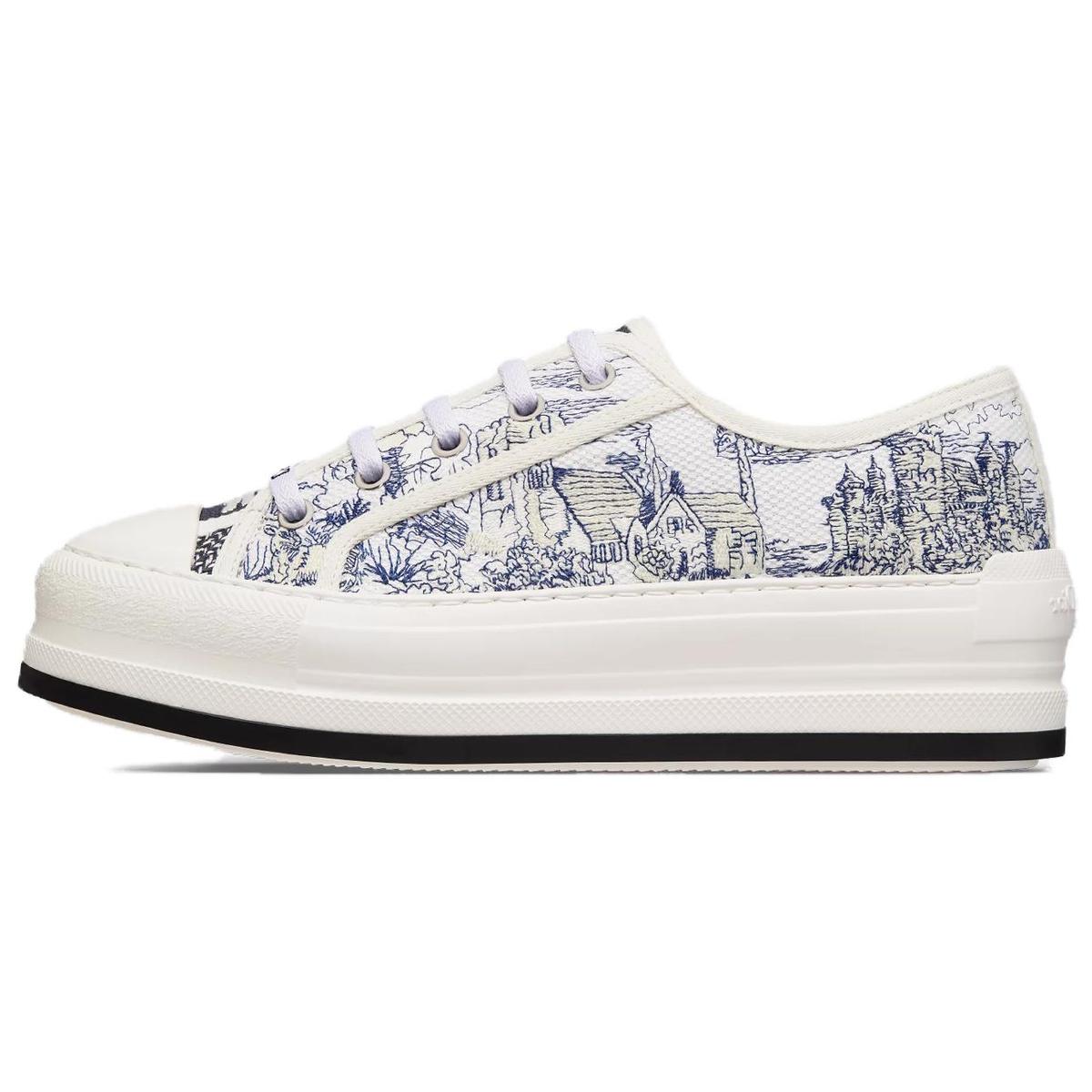 Dior Dior Walk'n'Dior Low-Top Skateboard Shoes Women's Dark Blue