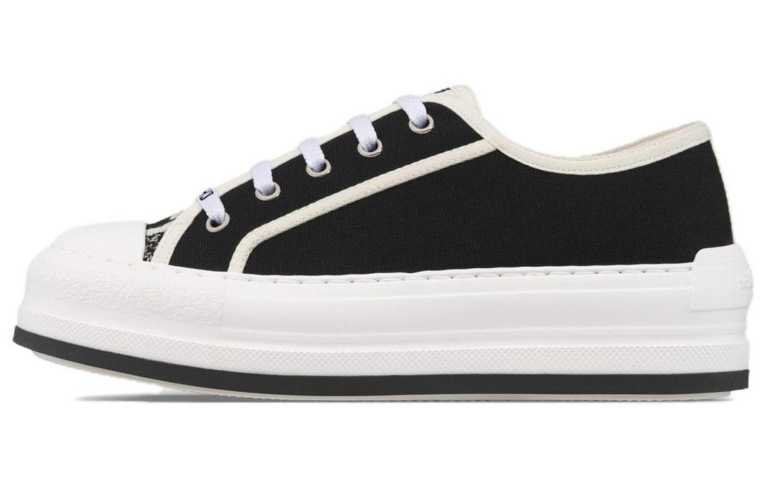 Dior Dior Walk'n'Dior Platform Shoes Low-Top Skateboard Shoes Women's Black