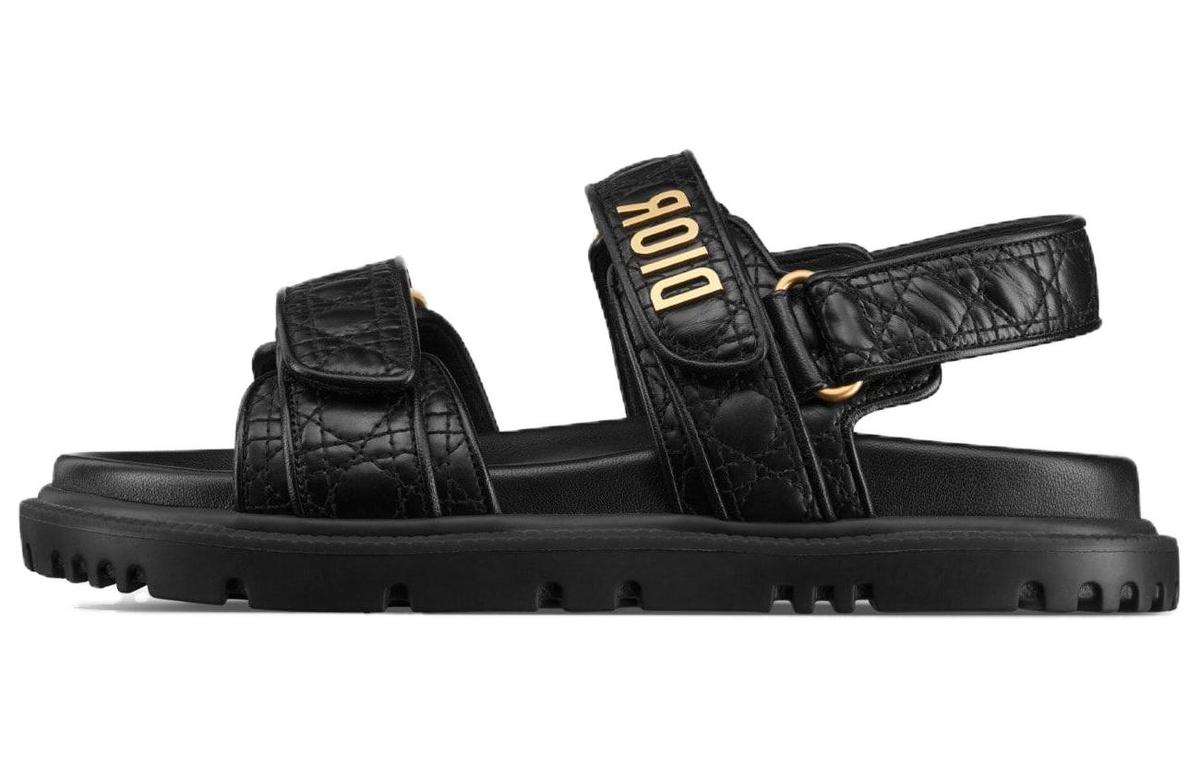 Dior Dior DiorAct Beach Sandals Women's Black