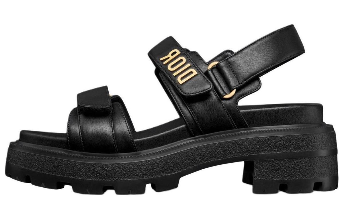 Dior Dior DiorAct Beach Sandals Women's Black