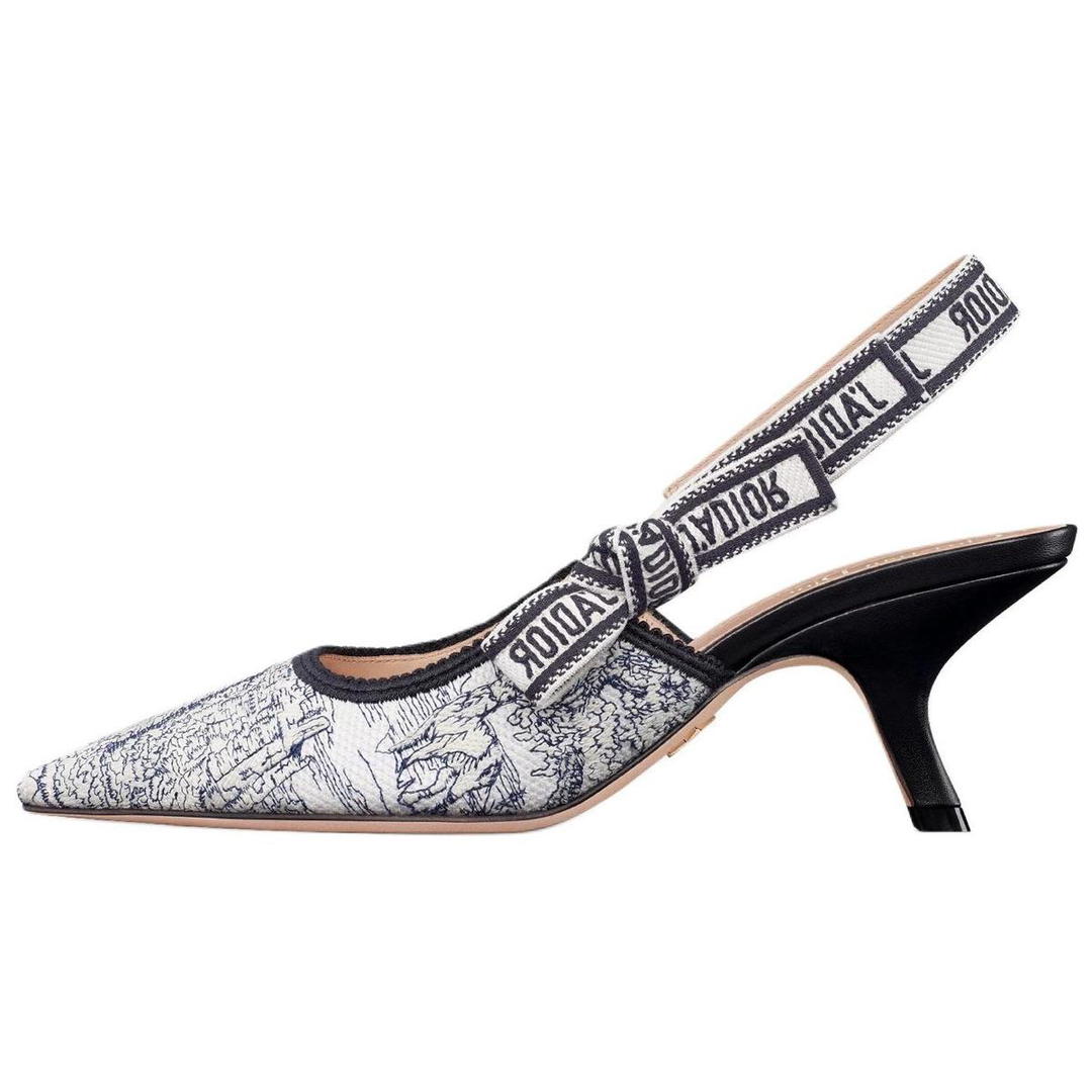 Dior Dior J'Adior Irregular Heel High Heels 6.5cm Women's Blue