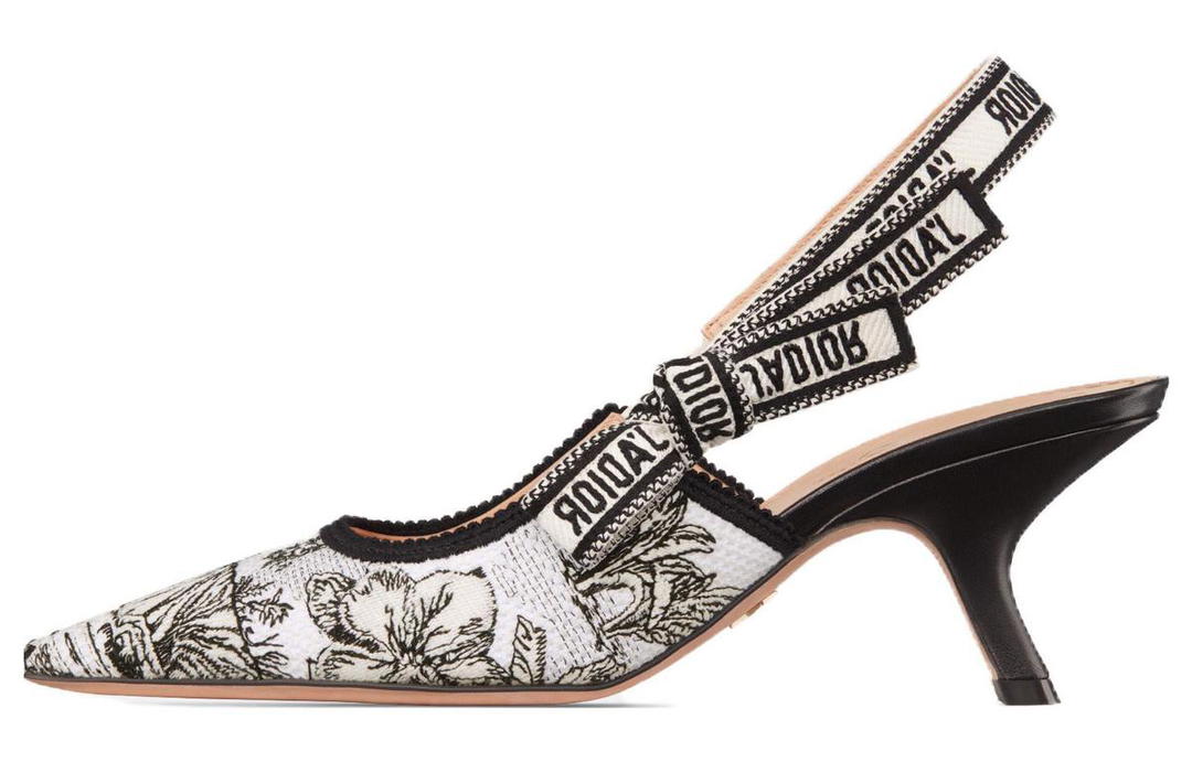 Dior Dior J'Adior Slim Heel High Heels 6.5cm Women's Black White
