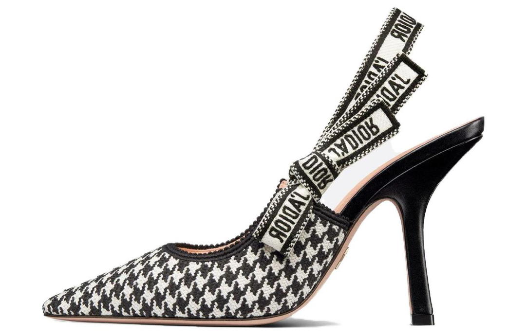 Dior Dior J'Adior Slim Heel High Heels 10cm Women's Black White