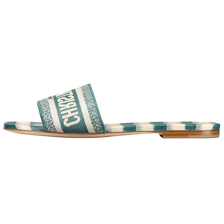 Dior Dior Dway Slide Deep Ocean Sandals Blue Women's
