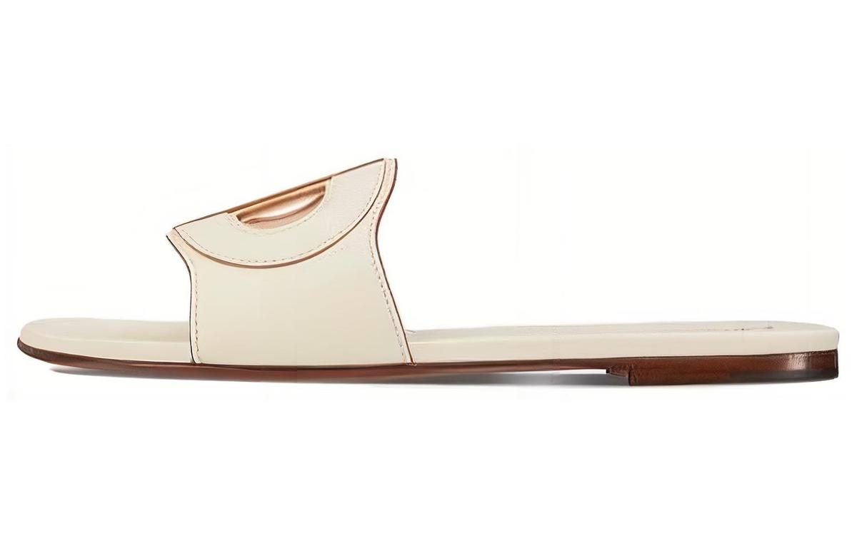 Dior Dior D-Club Slide Slippers Women's Ecru