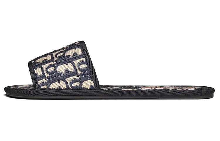 Dior Dior Chez Moi Sandals Deep Blue Women's