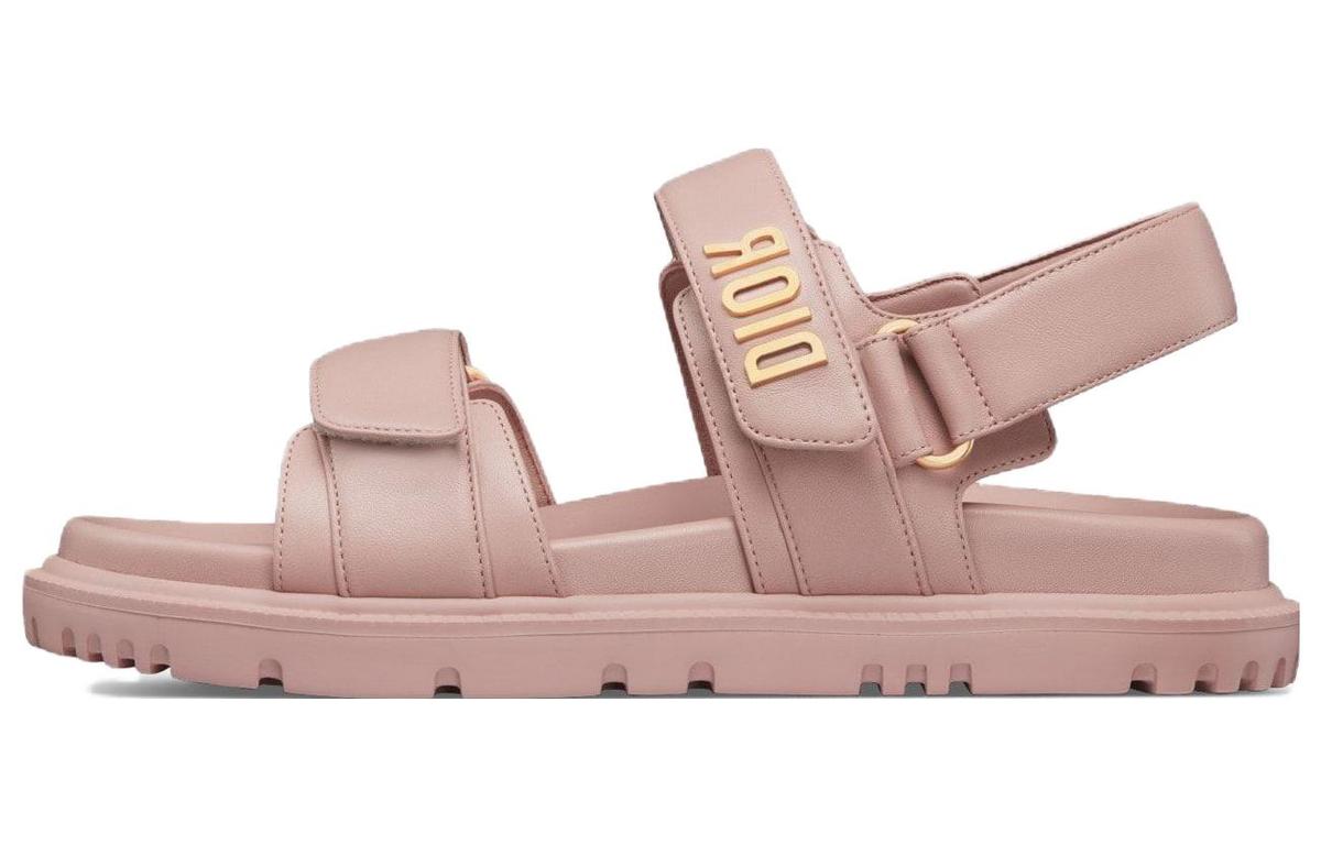 Dior Dior Dioract Beach Sandals Women's Nude Pink