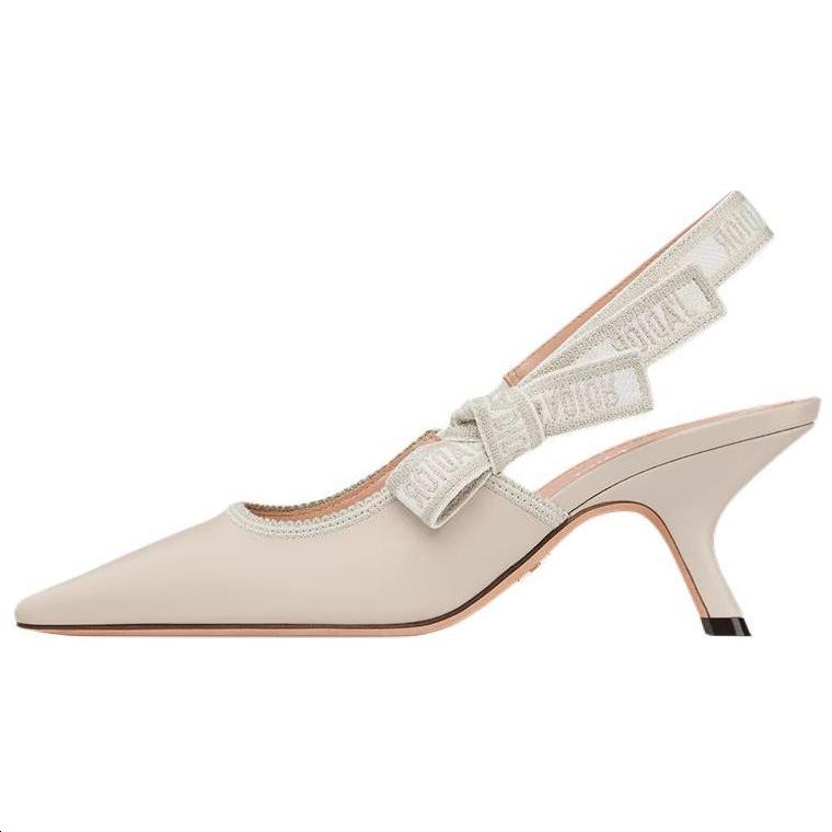 Dior Dior J'Adior Irregular Heel High Heels 6.5cm Women's Beige