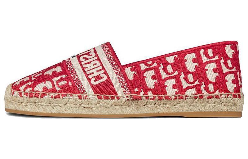 Dior Dior Granville Casual Single Shoes Women's Red