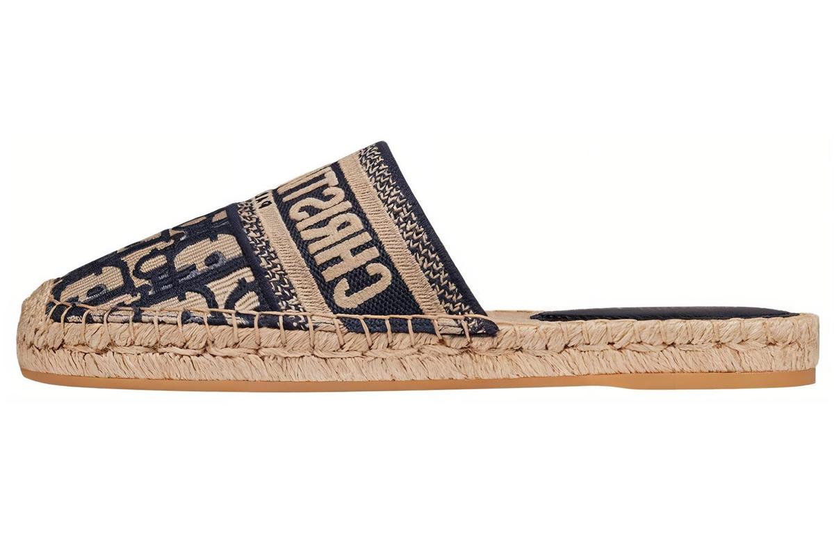 Dior Dior Granville Closed Toe Slippers Women's Dark Blue