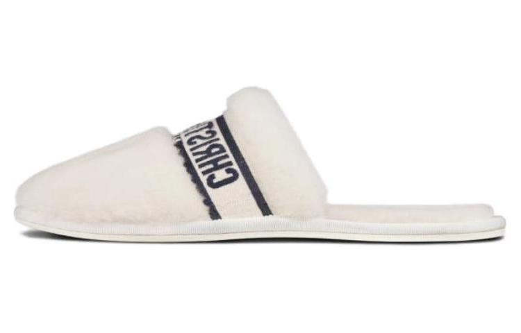 Dior Dior Chez Moi Casual Single Shoes Women's White Black