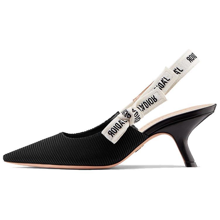 Dior Dior J'Adior Irregular Heel High Heels 6.5cm Women's Black