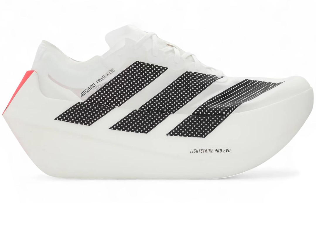 adidas adidas Adizero Evo X White Black Lucid Red