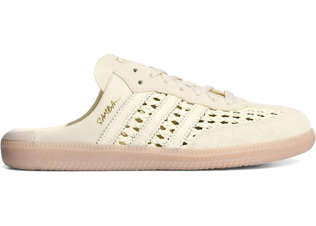 adidas adidas Samba Mule Woven Basketweave Cream White (Women's)