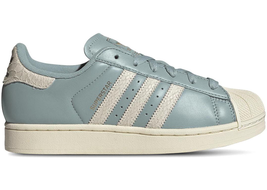 adidas adidas Superstar II Cream White Snakeskin Wonder Sage (Women's)