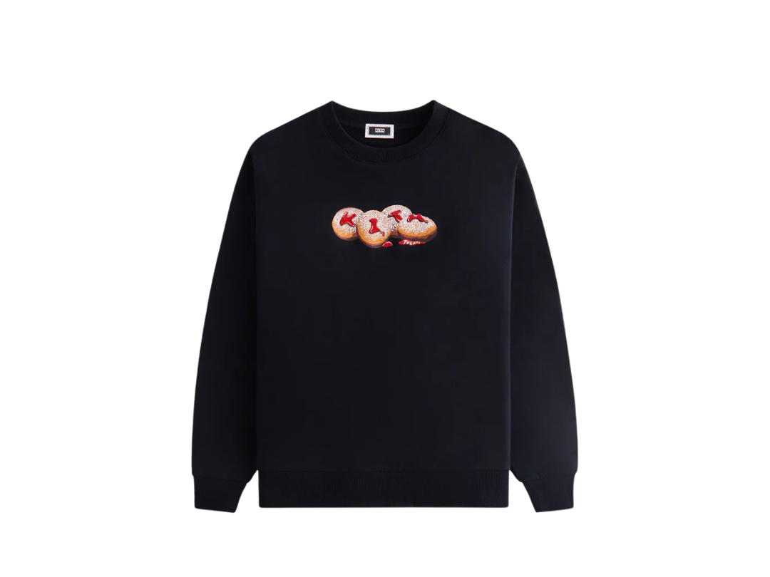 Kith Kith Treats Jelly Doughnut Nelson Crewneck Black