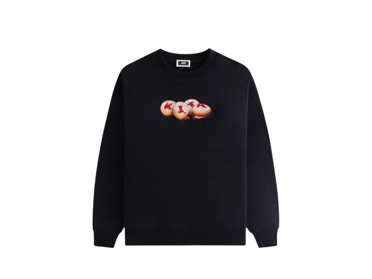 Kith Kith Treats Jelly Doughnut Nelson Crewneck Black
