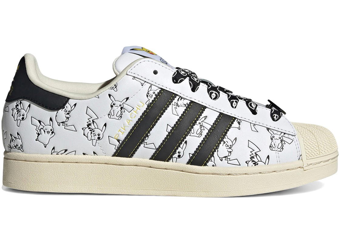 adidas adidas Superstar Pokémon Pikachu White