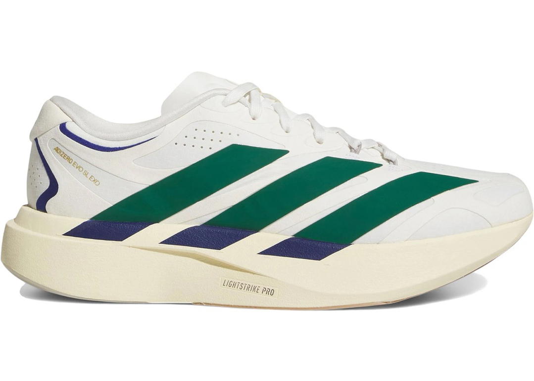 adidas adidas Adizero Evo SL EXO Suede White Collegiate Green Cream