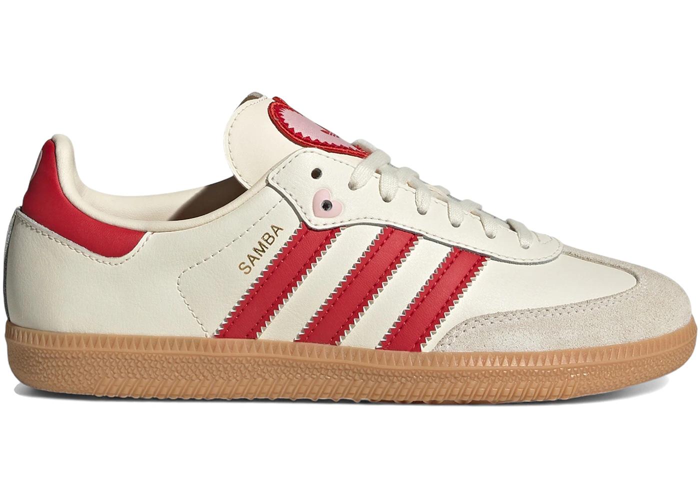 adidas adidas Samba OG Valentine's Day Cream White Scarlet (2026) (GS)