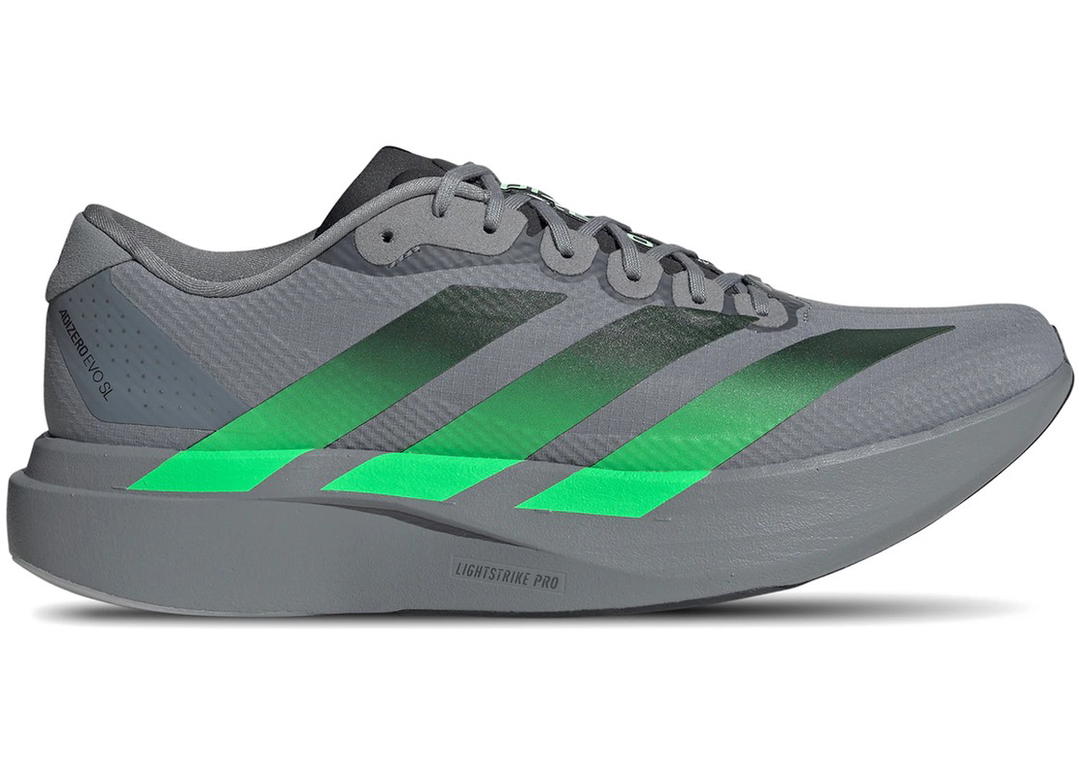 adidas adidas Adizero Evo SL Woven Grey Screaming Green