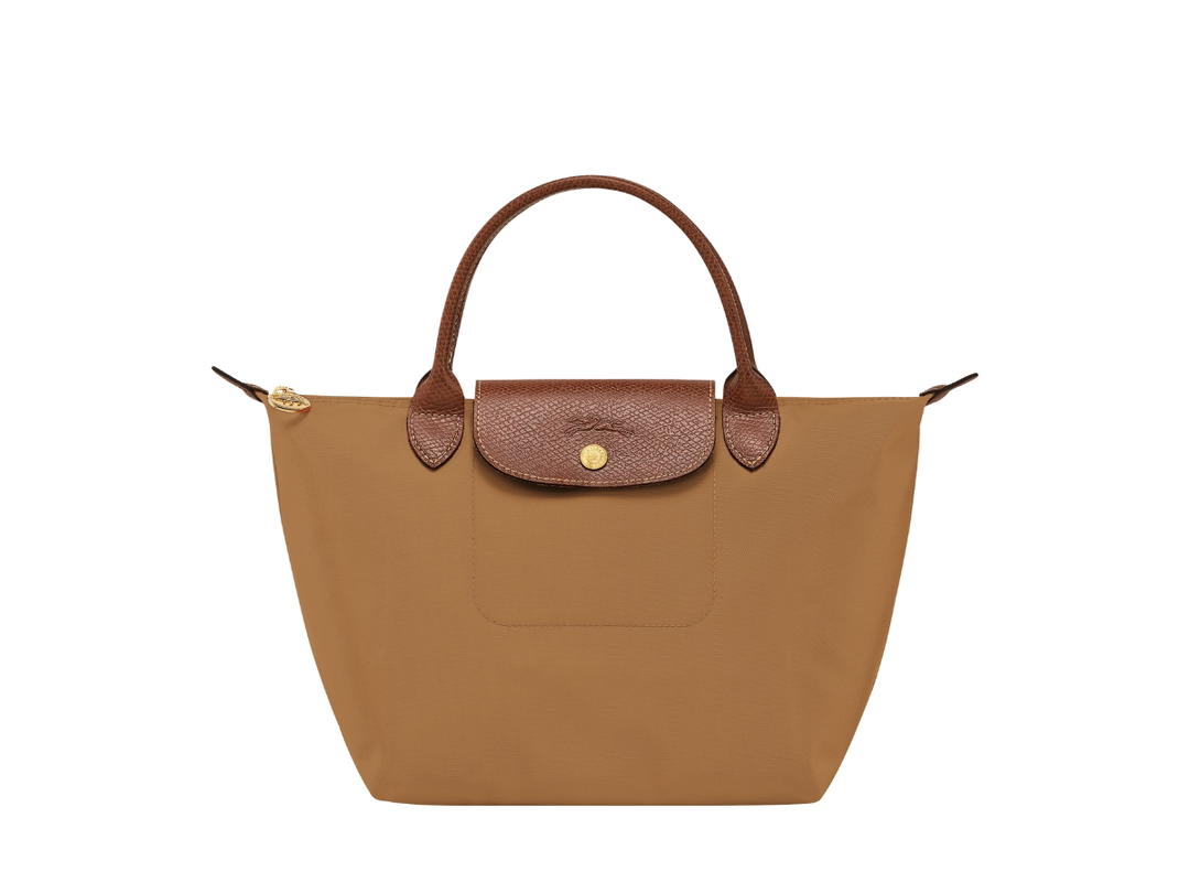 Longchamp Longchamp Le Pliage Original S Handbag In Recycled Canvas With Gold Hardware Fawn