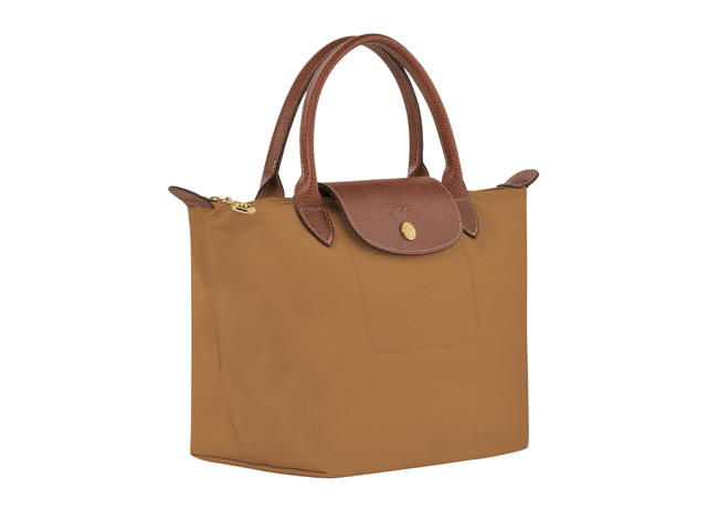 Longchamp Longchamp Le Pliage Original S Handbag In Recycled Canvas With Gold Hardware Fawn - view 2