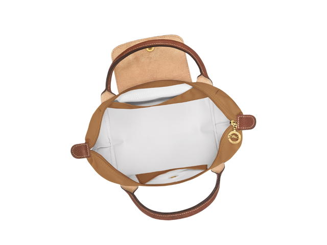 Longchamp Longchamp Le Pliage Original S Handbag In Recycled Canvas With Gold Hardware Fawn - view 4